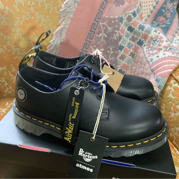 NWT Dr. Martens x atmos collab limited edition 1461 low top shoes - Picture 3 of 9